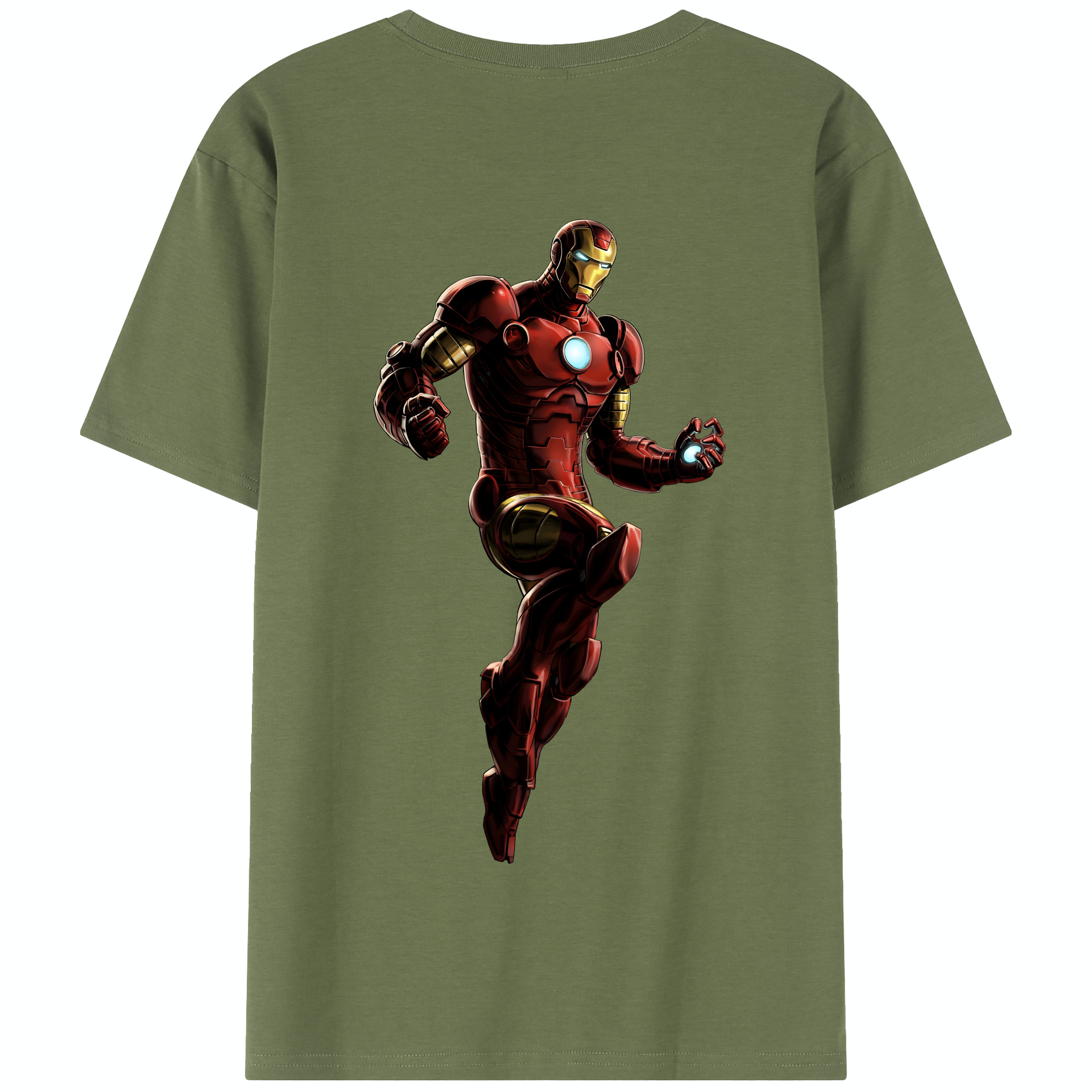 （画像用） アベンジャーズ The Avengers 綿100％半袖Tシャツ（背面プリント）